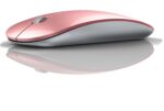 Offbeat - Atom Dual Bluetooth 5.1+5.1 & 2.4Ghz Wireless, Type-C Rechargeable Silent Click Mouse, Triple Device connectivity Windows, Mac, iOS, Android(Rose Gold) - Image 2