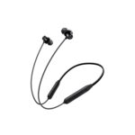 OnePlus Bullets Wireless Z2 ANC Bluetooth in Ear Earphones with Mic, 45dB Hybrid ANC, Bombastic Bass - 12.4 mm Drivers, 10 Mins Charge - 20 Hrs Music, 28 Hrs Battery (Booming Black) - Image 2