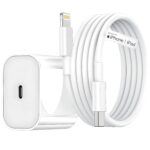 Original Apple-Certified 20W USB-C Charger with Lightning Cable | Fast iPhone Charger for iPhone 11, 12, 13, 14, XR, XS/PRO/MAX, SE & iPad | MFi Certified Adapter and Charging Cable Combo (White) - Image 2