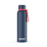 PEXPO Water Bottle 1 LTR Stainless Steel | Hot and Cold Flask | ISI Certified Steel Bottle | Three Layer Insulation | Leakproof | for Home, Office | 1-Year Warranty |Bravo 1000| Denim Blue - Image 2