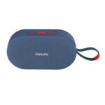 PHILIPS Audio TAS1400BL Wireless Bluetooth Speaker with Deep Bass, Passive Radiator, 12W Sound Output, 1200mAh Rechargable Battery, RGB Light Modes, 10H Playtime, Supports TF/USB/BT Modes (Blue) - Image 2