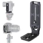 PHOTOMAX L-Bracket Camera Stabilizer, Dual Horizontal and Vertical Plate, Quick Release, Compatible with Nikon, Canon, DJI, Tripod and Monopod (Plate L-Bracket) - Image 2