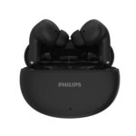 Philips TAT1269 Bluetooth Truly Wireless in Ear Earbuds with mic, 13mm Drivers, Bluetooth 5.4, 40H Playtime, IPX5, Fast Charging, Touch Controls, Voice Assistant, Mono Mode, LED Indicator (Deep Black) - Image 2