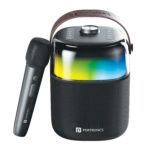 Portronics Dash 4 50W Wireless Bluetooth Party Speaker with Karaoke Mic, Upto 6 Hours Playtime, HD Sound, Bass Boost Technology, EQ Modes, 360° RGB Lights, BT 5.3v, AUX in, Type C Charging(Black) - Image 2