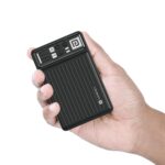 Portronics Luxcell Mini 20K Advanced 20000 mAh Nano Power Bank with 22.5W Max Output, LED Indicator, Mach USB-A Output, Type C PD Output, Type C Input, Wake Up Button(Black) - Image 2