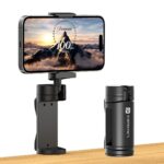 Portronics Mobot Clip Mobile Holder with 360° Adjustable Angles, Light Weight, Pocket Friendly, Mobile Stand for Table/Video Recording/Vlogging, Compatible with 4 to 6.4 inch Smartphones (Black) - Image 2