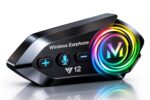 Primate Y10 Bluetooth Motorcycle Helmet Headset – HD Calling and HiFi Music & GPS Support, IP67 Waterproof, Works with Android & iOS, Universal Helmet Compatibility (Y12) - Image 2