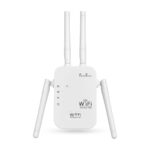 PunnkFunnk 300Mbps WiFi Range Extender | 2.4GHz Signal Booster & Repeater | 10m Coverage, Connect Upto 10 Devices | Router & Access Point with Dual LAN Ports - Image 2