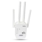 PunnkFunnk WiFi Repeater 300Mbps | 2.4GHz Wireless Extender for Home | Up to 10 Devices, 10m Coverage | Dual LAN Ports, Router & AP Mode, 4 Antenna - Image 2