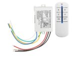 Roboway 4-Way ON/Off 220V-240V Light Digital Remote-Control Wireless Wall Switch with RF Remote Control (RW-RF031) - Image 2