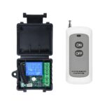 Roboway 433MHz 1-Channel RF Relay Receiver with EV1527 2-Button Remote | Universal Wireless Remote Control Switch for Lights, Fans, Garage Door, Home Automation (1 Remote and 1 Receiver) - Image 2