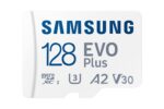 Samsung EVO Plus 128GB Micro SDXC w/SD Adaptor, Up-to 160MB/s, Expanded Storage for Gaming Devices, Android Tablets and Smart Phones, Memory Card, MB-MC128SA/IN - Image 2