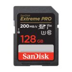 SanDisk Extreme Pro SD UHS I 128GB Card for 4K Video for DSLR and Mirrorless Cameras 200MB/s Read & 90MB/s Write - Image 2