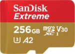 SanDisk Extreme® 256GB microSDXC UHS-I, 190MB/s Read, 130MB/s Write Memory Card for 4K Video on Smartphones, Action Cams and Drones - Image 2