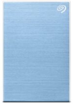 Seagate One Touch 2TB External HDD with Password Protection Light Blue, for Windows and Mac, with 3 Yr Data Recovery Services, (STKY2000402) - Image 2