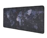 Seagull flight of fashion Large Extended Mouse Pad XXL with Non-Slip Rubber Base, Stitched Edge Mouse Mat for Laptop, Computer & Desk - 60 x 30 x 0.2 cm - World Map - Image 2