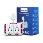 Smart Plug 6amp Dual Node - Up to 500W per Plug, Compact & Hub-Free, App Controlled, Compatible with Alexa & Google Home - Voice Enabled Smart Home Socket (White) - Image 2