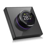 Smart Thermostat for Home, APP Programmable Wifi Thermostat, Temp Voice Controller, Work with Tuya App for Google Assistant, 1.32in TFT Screen, Knob Control,2 Way Rotating - Image 2