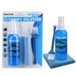 Sounce 3 in 1 Cleaning Set for Screen PC, Laptops, Monitors, Mobiles, LCD, LED, TV/Professional Quality/Prevents Static Electricity, 100ml with Micro Fiber Cloth and Soft Brush - Image 2