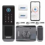 Speedy Wi-Fi Rim Lock for Internal Doors, Smart Door Lock, 6 Way Access (Fingerprint, PIN, RFID, App, OTP Unlock, Emergency Key), Fits 20–65 mm Doors, Free Installation, 2 Year Warranty - Image 2