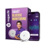 Sugar.fit Smart Glucose Monitoring Sensor for Diabetes, Real-Time Blood Sugar Level Tracking, No Finger Prick, Bluetooth-Enabled, Last upto 15 days, App & Coach Consultation Included (Pack of 1) - Image 2