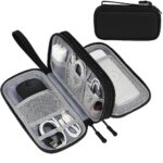 Sumiko Electronic Organizer Travel Cable Bag – Portable Tech Accessories Case for Cords, Chargers, Power Bank, USB, Earphones & Gadgets, Compact, Storage Pouch with Mesh Compartments, Black - Image 2