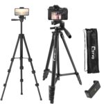 Syvo 3180 Aluminum Tripod Stand with 3-Way PanHead, Quick Release Plate, Level Indicator & Adjustable Height, Lightweight Portable Camera Tripod for Mobile, DSLR, GoPro, YouTube Vlogging & Photography - Image 2