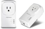 TRENDnet Powerline 500 AV Nano Adapter Kit with Built-in Outlet (TPL-407E2K) - Image 2