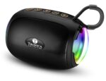 TRONICA Joy Portable Bluetooth 10W Speaker with LED Lights, Control Panel, Wireless Music Player, FM, Pen Drive, AUX, 5 Hours Non-Stop Playback (Black) - Image 2