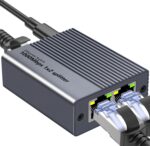 Tobo Gigabit Ethernet Splitter 1 to 2,1000Mbps High Speed Internet,RJ45,LAN,Cable,Cat5/6/7/8,Port Splitter 1 in 2 Out,Ethernet Network LAN Switch 2 Port TD-1465H - Image 2