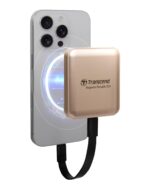 Transcend 1TB Magnetic Portable ESD420 External SSD, Up to 2000MB/s, Supports Apple 4K ProRes iPhone15,16,17 iPad,Mac,Tablets,Windows,Android, USB 3.2 Gen2x2 20Gbps USB-C (Champagne Gold, 1, TB) - Image 2