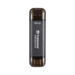 Transcend 310C 128GB USB C & USB A External Portable SSD, Up to 1,050 MB/s, 5 Yr Warranty, Black, for iPhone 15 pro max, MacBook, Ipad, Laptop and Desktop TS128GESD310C - Image 2
