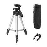 Tygot Adjustable Aluminium Alloy Tripod Stand Holder for Mobile Phones & Camera, 350 mm -1020 mm, 1/4 inch Screw + Mobile Holder Bracket - Image 2