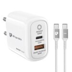 ULTRAPROLINK 125W USB C&USB-A PD- PPS Fast Charger|Type C Adapter|80W USB-A&45W USB-C Port|Compatible For Samsung,iPhone 15/16,Nothing,Motorola |1M USB C-C Cable|UM1134 |Boost 125,White - Image 2