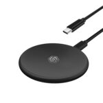 UNIGEN® UNIPAD 200 Wireless Charger, 15W Qi Fast Wireless Charging Pad [Type-C to C Cable] Compatible with All Wireless Enabled Smartphones & Earbuds-Black - Image 2