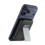 URBN 10000mAh Frost MagSafe Power Bank with Built-in Stand | 15W Magnetic Wireless Charging | 20W USB-C PD Fast Charging | Ultra Compact | Pass-Through Charging | MagTag Ring | (Black) - Image 2