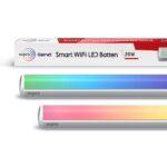 Wipro Next Smart Wi-Fi 20W CCT+RGB LED Batten, LED Smart Tube Light with Music Sync Function, Compatible with Amazon Alexa and Google Assistant (16M Colours + Dimmable) Pack of 1-Polycarbonate - Image 2