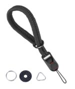 Wrist and Hand Strap Rope for Instant, SLR, and Small Mirrorless Cameras - Black - Image 2