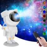 XERGY Astronaut Starry Projector 360° Adjustable Galaxy Space Projector Light Lamp with Remote Control Spaceman Night Light for Decoration ​Suitable Gaming Room, Home Theater, Kids, Birthday Gift - Image 2