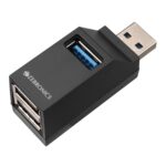 ZEBRONICS 180HB USB HUB, 3 Ports, USB 3.0, Transfer Speeds Upto 5 Gbps, Lightweight Design, Multi OS Compatible, Plug and Play - Image 2