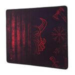 ZEBRONICS Firestorm Gaming Mouse pad for All Mouse sensors with Micro-Textured Fabric Surface, Anti Slip Rubber Base, 350x250mm Size, 4mm Thickness and a Portable roll and go Design - Image 2