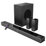 ZEBRONICS Juke BAR 9510WS PRO Dolby 5.1 Soundbar, Dolby Audio, 600 Watts, Wireless (Dual Rear Satellites & 6.5" Subwoofer), Triple Driver Soundbar, Bluetooth v5.1 | HDMI (ARC) | Optical | USB | AUX - Image 2