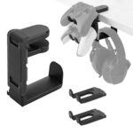ZORBES® 3-in-1 PC Gaming Headset&Controller Holder, Headphone Stand with Adjustable Clamp&2 Controller Holder&Rotating Arm&Cable Organizer, 360 Degree Rotatable PC Gaming Accessory Headset Holder - Image 2
