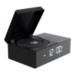 Zebronics 10W Portable Bluetooth v6.0 Speaker, Dual 5.2cm Drivers, 9hr Backup, Retro CD Design, 6 Ambient Sound Effects, TWS Support, Passive Radiator, Built-in Clock, Alarm & Call Function (Echospin) - Image 2