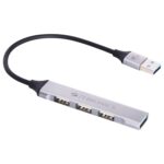 Zebronics 200HB USB 3.0 4 Port hub with Hi Speed Data Transfer, Aluminum + ABS Body, 15cm Cable, Sleek Design and Plug Play Usage - Image 2