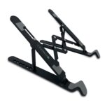 Zebronics-NS1500 Laptop Stand Featuring Foldable Design, Anti-Slip Silicone Rubber Pads, Supports Maximum of 5kgs Weight Tabletop - Image 2