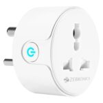 Zebronics ZEB-SP110, Smart Wi-Fi Plug Compatible with Google Assistant & Alexa, Supports Upto 10A and Comes with a Dedicated APP That Features Scheduled Control. - Image 2