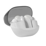 amazon basics TWS in-Ear Earbuds (P50) with Fast Charging up to 50 Hours of Playtime | Dual 10mm Driver | IPX4 Water-Resistance | Bluetooth 5.3 | Quad Mic with ENC | Touch Control (White) - Image 2