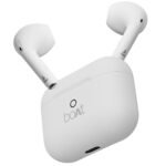 boAt Airdopes Joy, 35Hrs Battery, Fast Charge, IWP Tech, Low Latency, 2Mic ENx, Type-C Port, v5.3 Bluetooth Earbuds, TWS Ear Buds Wireless Earphones with mic (Swedish White) - Image 2