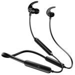 boAt Rockerz 255 Pro+, 60HRS Battery, Fast Charge, IPX7, Dual Pairing, Low Latency, Magnetic Earbuds, in Ear Bluetooth Neckband, Wireless with Mic Earphones (Active Black) - Image 2
